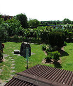 Der 1036 qm große Garten in unserem Ferienhaus